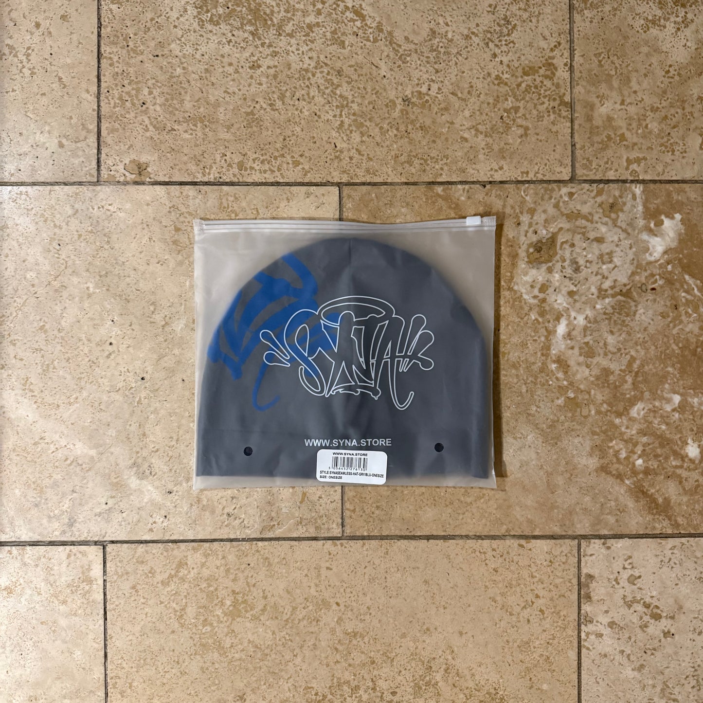 Syna World Big Logo GREY/BLUE