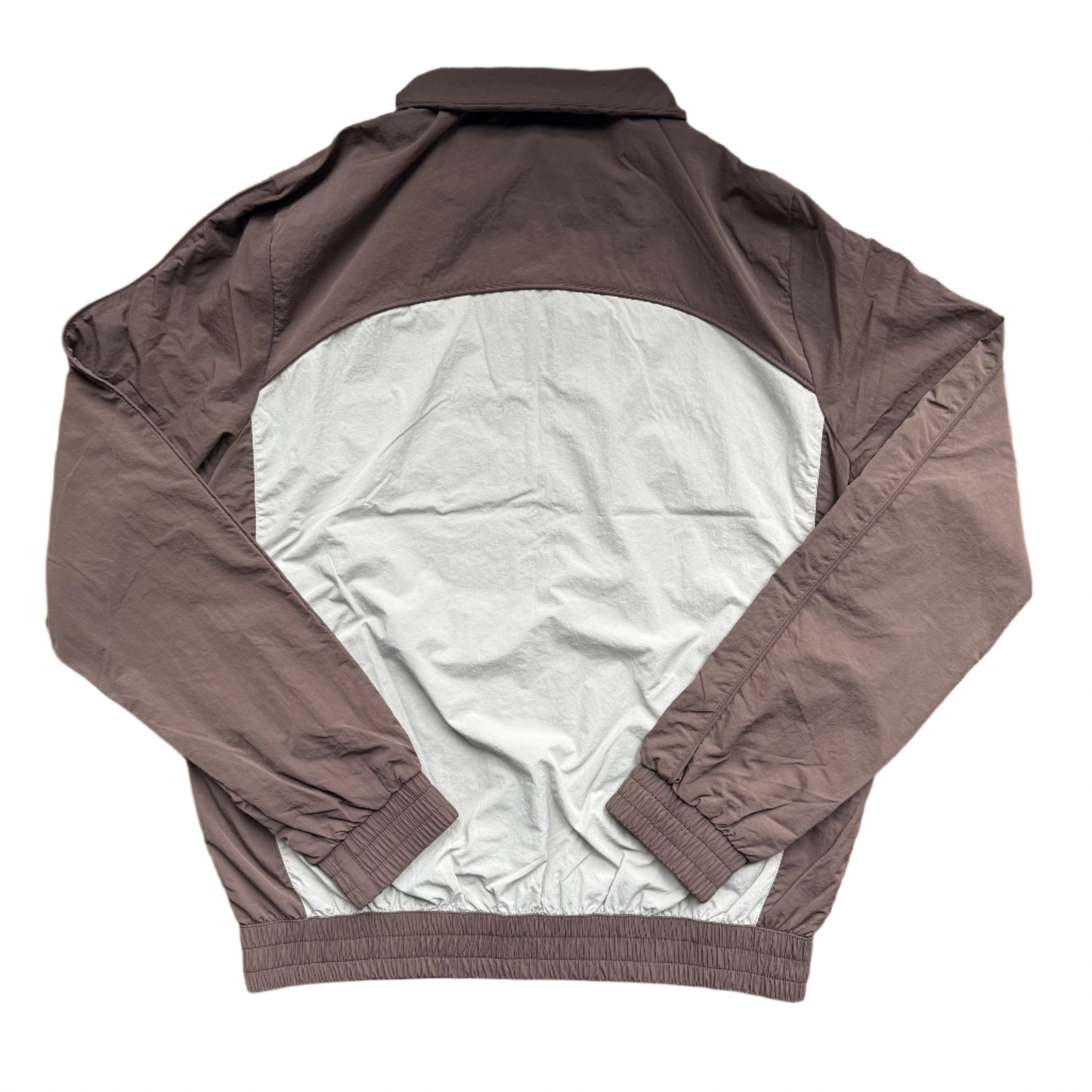Syna World Pipe Track Jacket - Brown/Beige