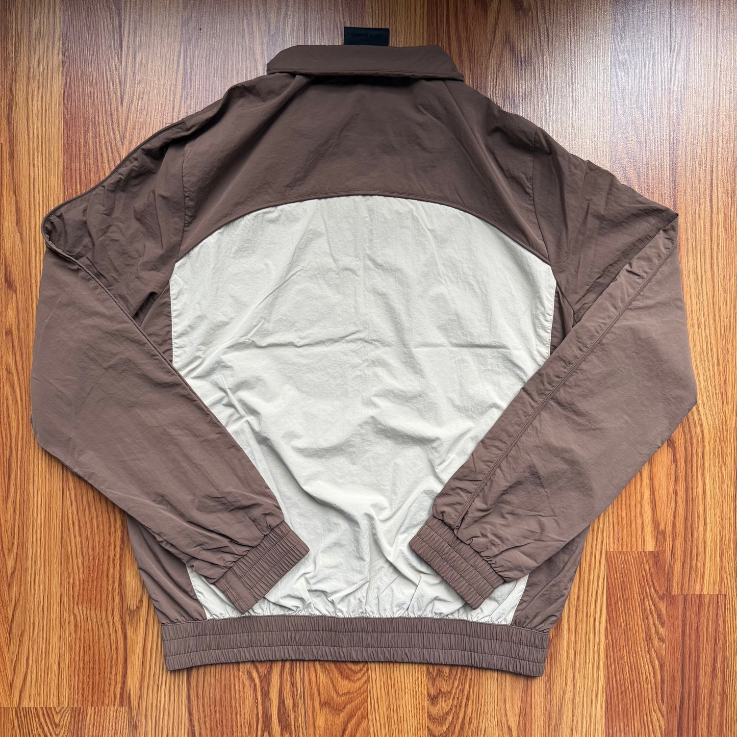Syna World Pipe Track Jacket - Brown/Beige