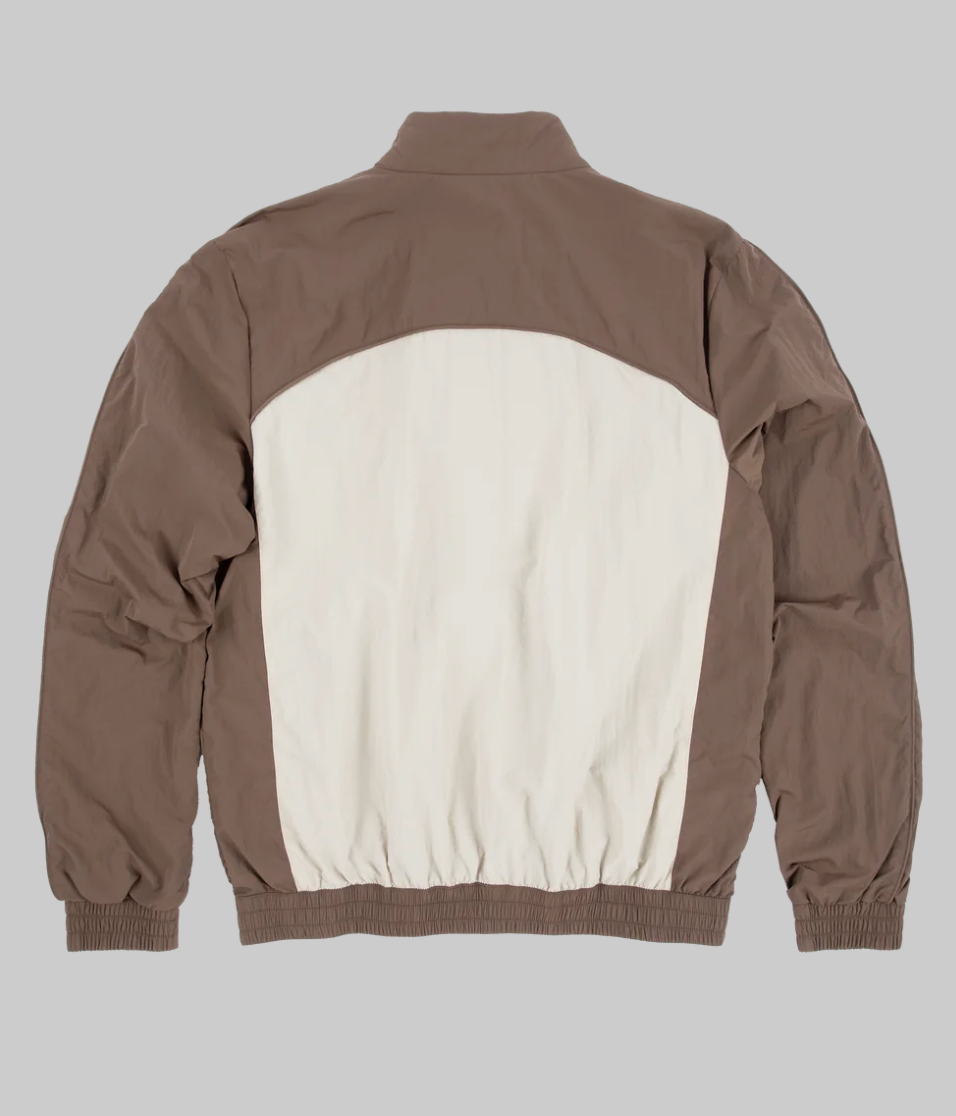 Syna World Pipe Track Jacket - Brown/Beige