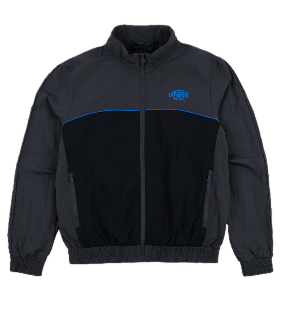 Syna World Pipe Track Jacket - Grey/Blue