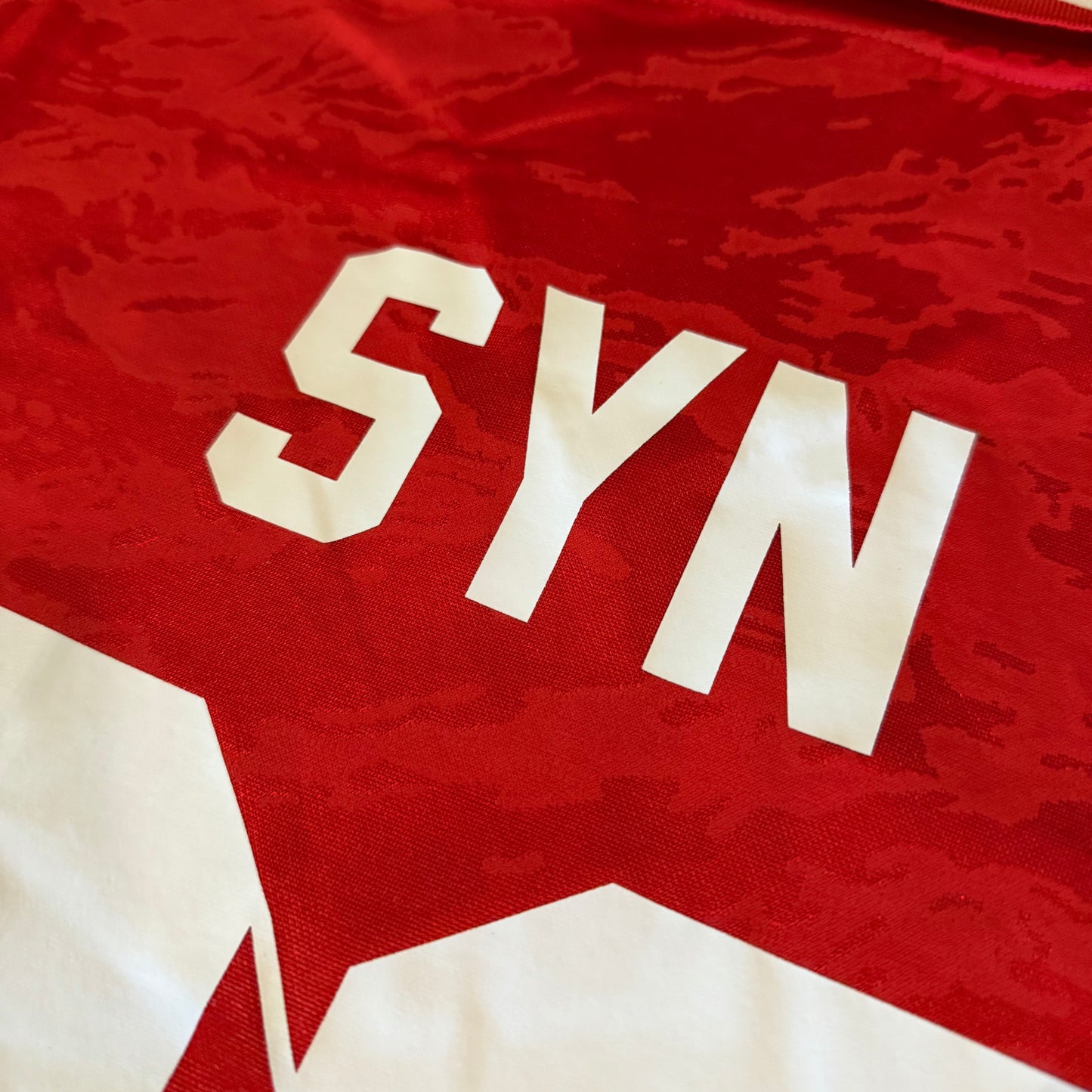 Syna Red Footy Jersey Size M
