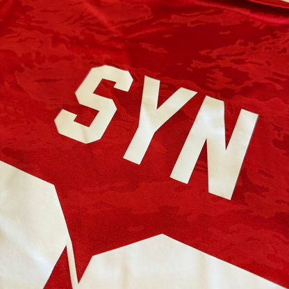 Syna Red Footy Jersey Size M