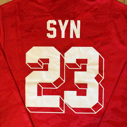 Syna Red Footy Jersey Size M