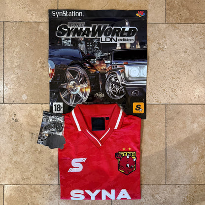Syna Red Footy Jersey Size M