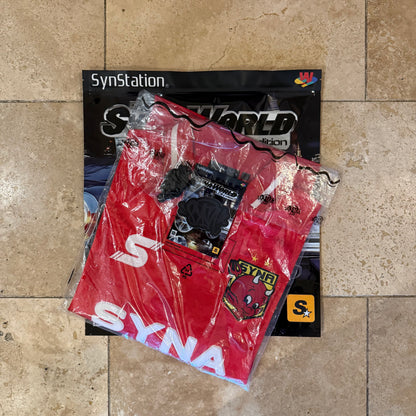 Syna Red Footy Jersey Size M