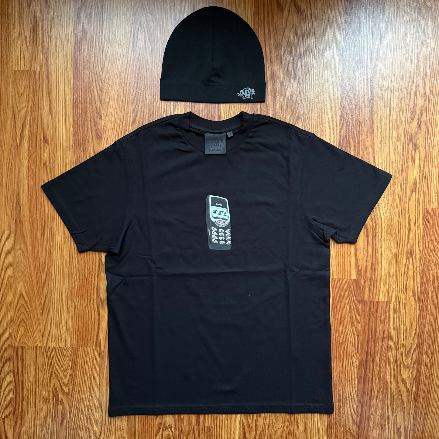 Syna World Nokia Shirt Size M + Syna OG Skull Cap