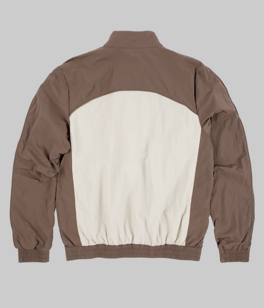 Syna World Pipe Track Jacket - Brown/Beige